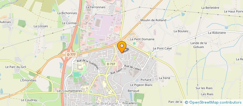 localisation de l'entreprise MADAME AUDREY LUCIE GUICHARD à BAIN-DE-BRETAGNE