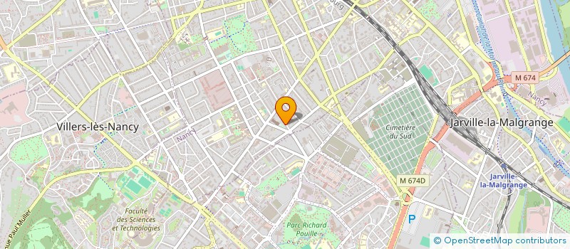 localisation de l'entreprise MADAME AUDREY LUDWIG à NANCY