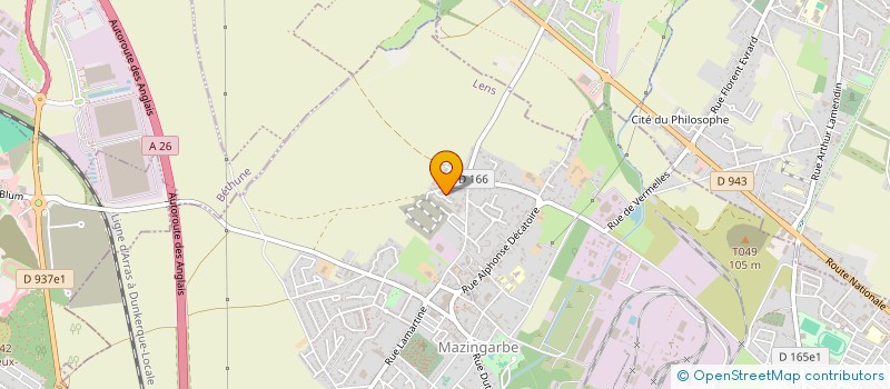 localisation de l'entreprise MADAME AUDREY LUSSO  MAZINGARBE