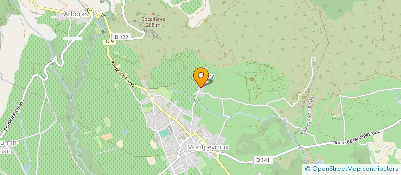 localisation de l'entreprise MADAME AUDREY MAAREK  MONTPEYROUX