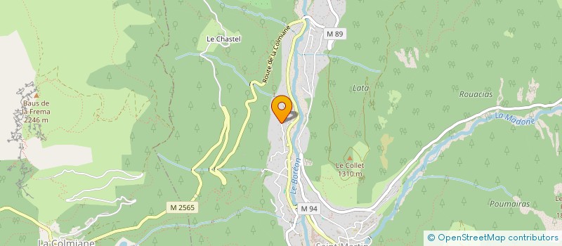 localisation de l'entreprise MADAME AUDREY MACONE  SAINT-MARTIN-VESUBIE