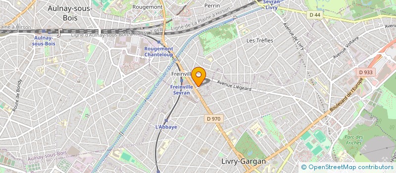 localisation de l'entreprise MADAME AUDREY MAGNE  SEVRAN