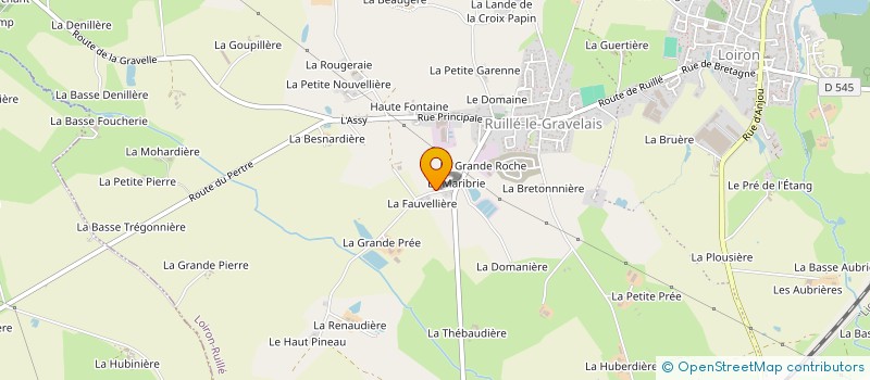 localisation de l'entreprise MADAME AUDREY MAHE  LOIRON-RUILLE