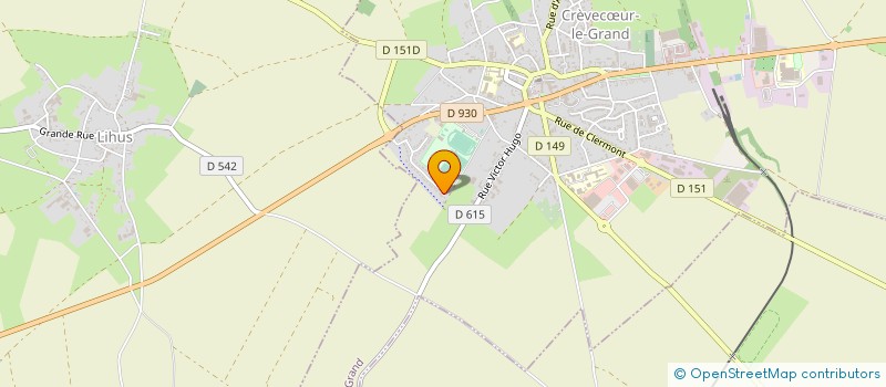 localisation de l'entreprise MADAME AUDREY MAILLET  CREVECUR-LE-GRAND