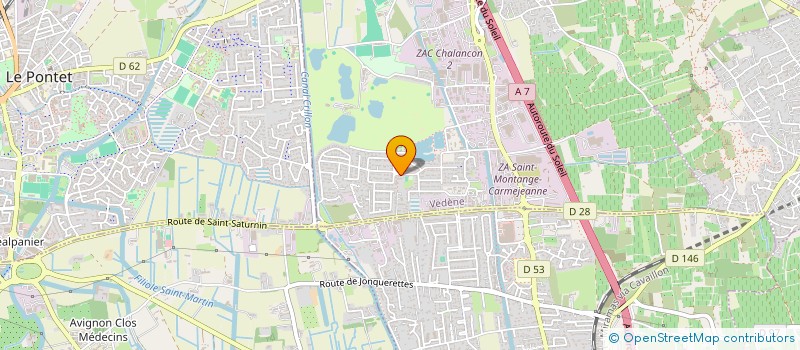 localisation de l'entreprise MADAME AUDREY MAKHLOUFI  VEDENE