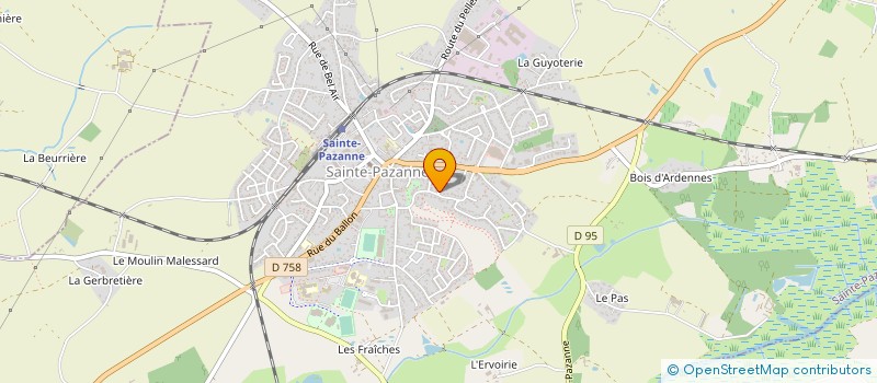 localisation de l'entreprise MADAME AUDREY MALHERBE à SAINTE-PAZANNE
