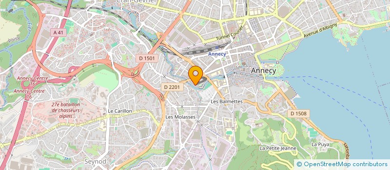 localisation de l'entreprise MADAME AUDREY MALISSARD  ANNECY