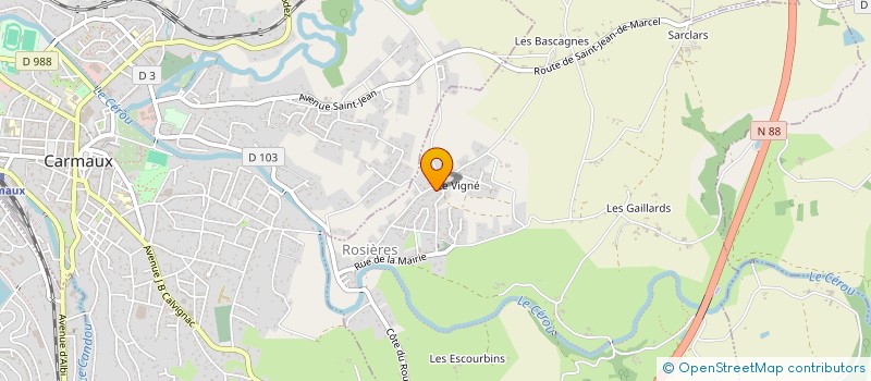 localisation de l'entreprise MADAME AUDREY MALPHETTES  ROSIERES