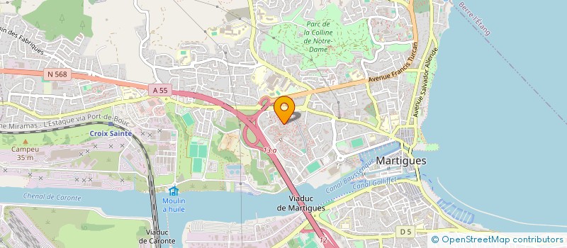 localisation de l'entreprise MADAME AUDREY MANENT  MARTIGUES