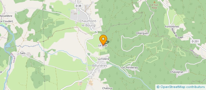 localisation de l'entreprise MADAME AUDREY MANIAGO  BEURIERES