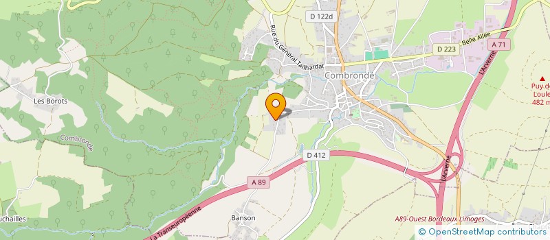 localisation de l'entreprise MADAME AUDREY MANRY  COMBRONDE