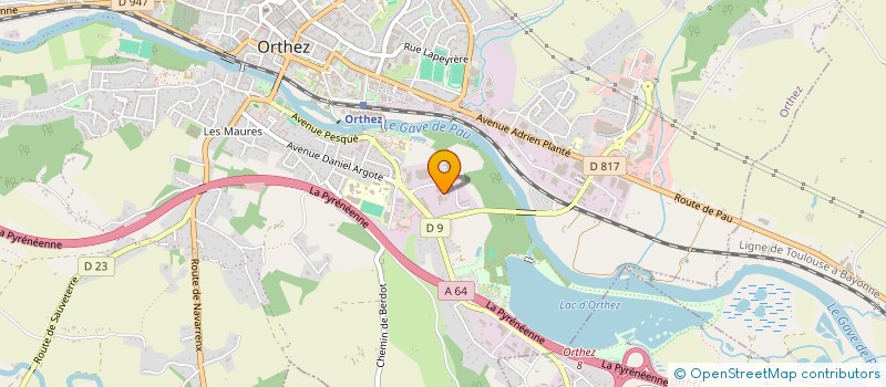 localisation de l'entreprise MADAME AUDREY MARDELLE  ORTHEZ