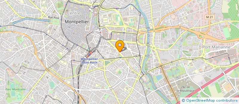 localisation de l'entreprise MADAME AUDREY MARELLI à MONTPELLIER