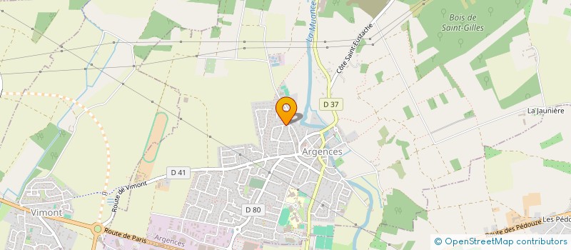 localisation de l'entreprise MADAME AUDREY MARIE  ARGENCES