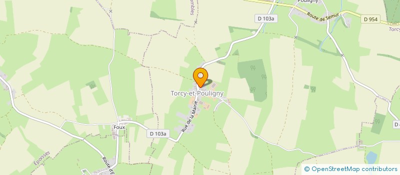 localisation de l'entreprise MADAME AUDREY MARION  TORCY-ET-POULIGNY