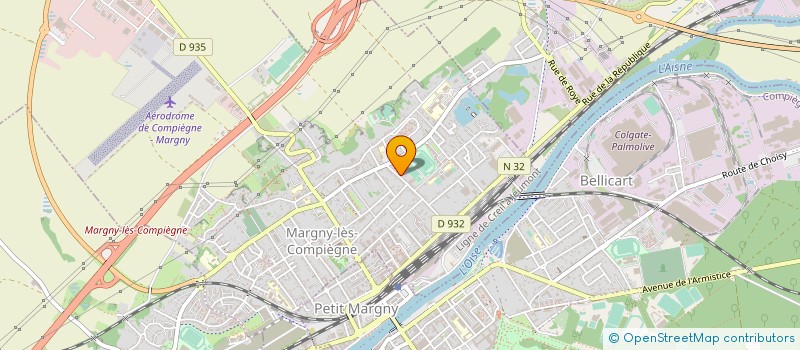 localisation de l'entreprise MADAME AUDREY MARKO  VIEUX-MOULIN