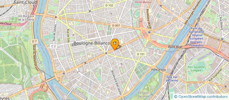 localisation de l'entreprise MADAME AUDREY MAROUANI à BOULOGNE-BILLANCOURT