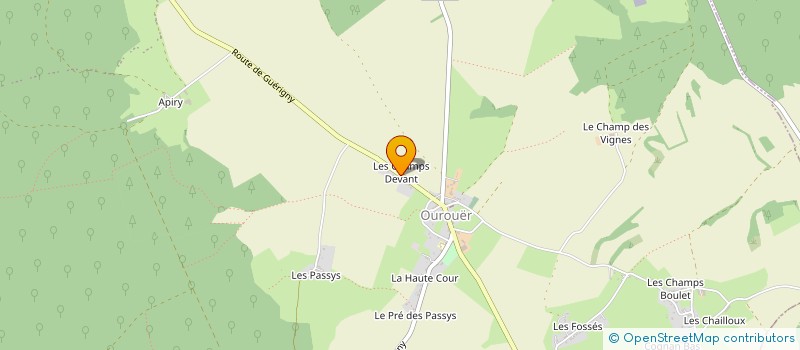 localisation de l'entreprise MADAME AUDREY MARQUES à VAUX D'AMOGNES