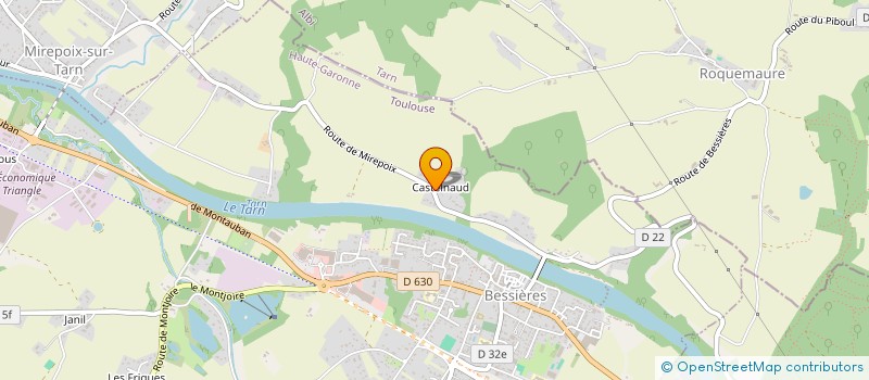 localisation de l'entreprise MADAME AUDREY MARTI  BESSIERES