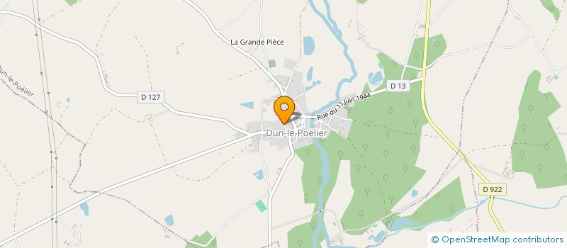 localisation de l'entreprise MADAME AUDREY MARTIN à DUN-LE-POELIER
