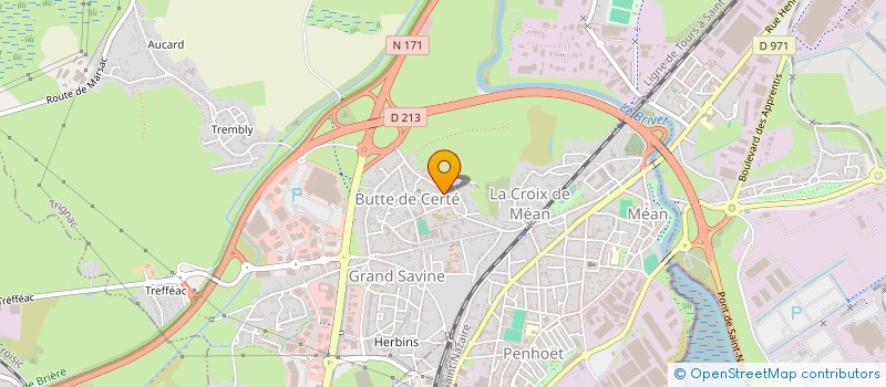 localisation de l'entreprise MADAME AUDREY MARTIN  TRIGNAC