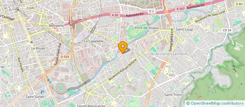 localisation de l'entreprise MADAME AUDREY MARTINA à MARSEILLE