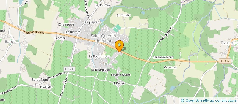 localisation de l'entreprise MADAME AUDREY MARTINEZ  SAINT-QUENTIN-DE-BARON