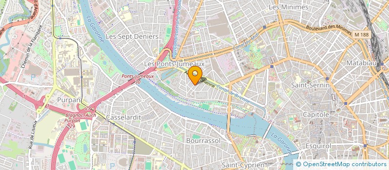 localisation de l'entreprise MADAME AUDREY MASSON  TOULOUSE