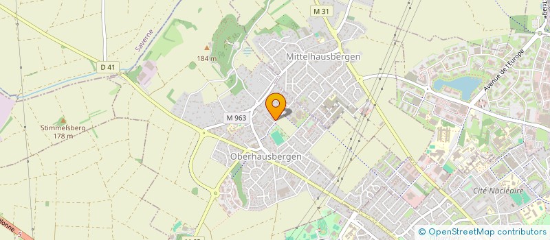 localisation de l'entreprise MADAME AUDREY MATEO  OBERHAUSBERGEN