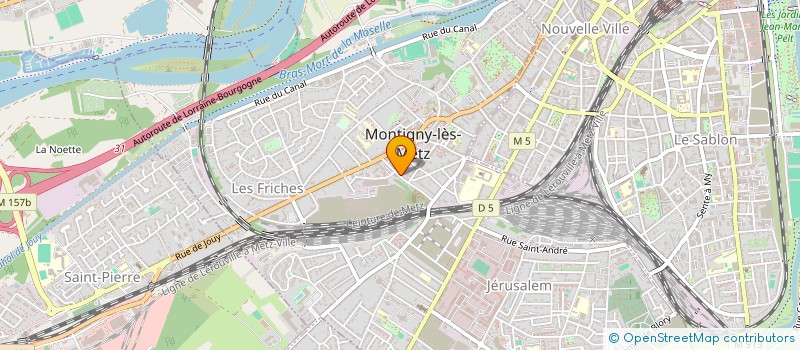 localisation de l'entreprise MADAME AUDREY MATHIEU  MONTIGNY-LES-METZ