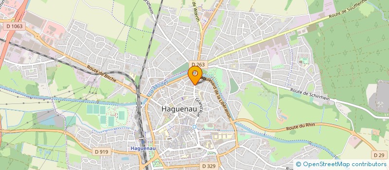 localisation de l'entreprise MADAME AUDREY MATZ  HAGUENAU