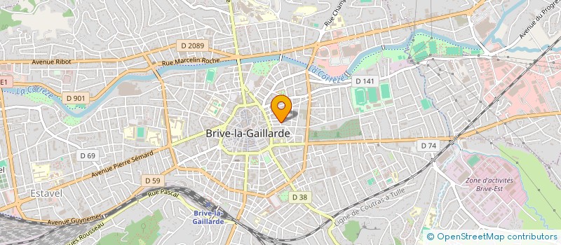 localisation de l'entreprise MADAME AUDREY MAUGER à BRIVE-LA-GAILLARDE