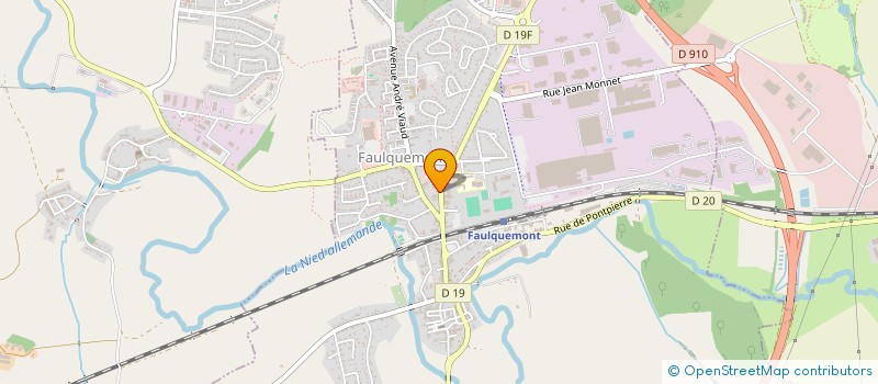 localisation de l'entreprise MADAME AUDREY MAUPOME  FAULQUEMONT