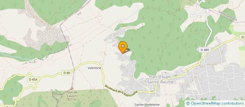 localisation de l'entreprise MADAME AUDREY MAUREL  PLAN-D'AUPS-SAINTE-BAUME