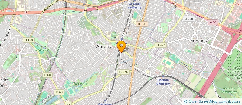 localisation de l'entreprise MADAME AUDREY MAUREL à ANTONY