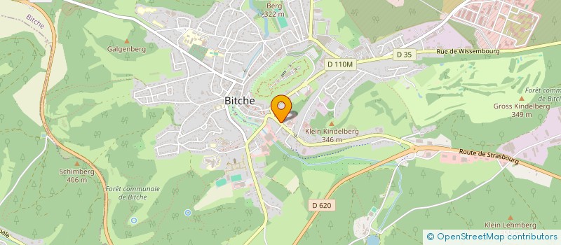 localisation de l'entreprise MADAME AUDREY MAURER  BITCHE