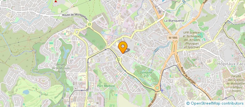 localisation de l'entreprise MADAME AUDREY MAURY  MONTPELLIER