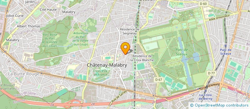 localisation de l'entreprise MADAME AUDREY MAZEAS à CHATENAY-MALABRY