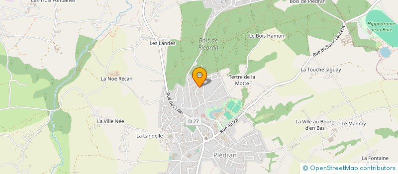 localisation de l'entreprise MADAME AUDREY MEHEUT  PLEDRAN