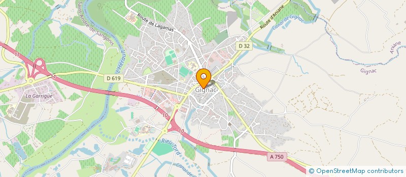 localisation de l'entreprise MADAME AUDREY MELENDEZ à GIGNAC
