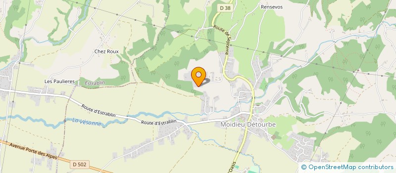 localisation de l'entreprise MADAME AUDREY MELLADO  MOIDIEU-DETOURBE