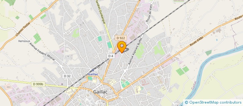 localisation de l'entreprise MADAME AUDREY MELLAOUI  GAILLAC