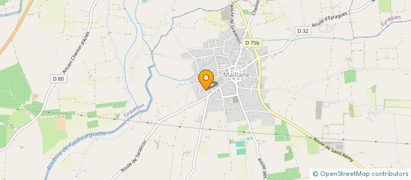 localisation de l'entreprise MADAME AUDREY MELQUIOR  MAILLANE