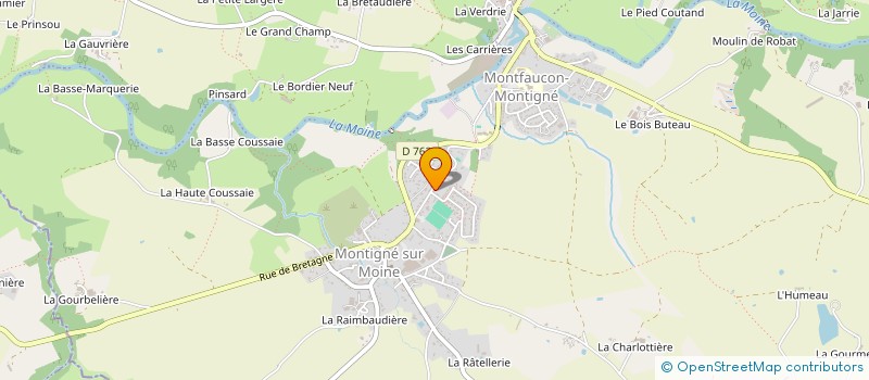 localisation de l'entreprise MADAME AUDREY MENARD  SEVREMOINE