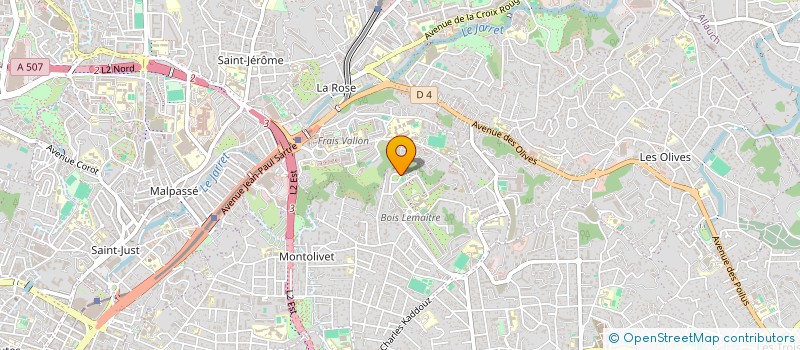 localisation de l'entreprise MADAME AUDREY MENARD  MARSEILLE