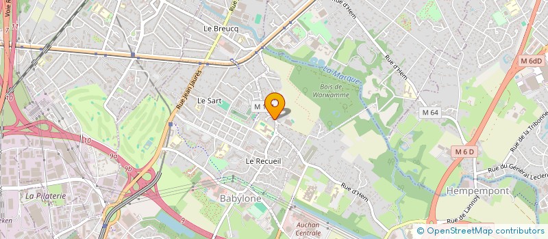 localisation de l'entreprise MADAME AUDREY MERCIER  VILLENEUVE-D'ASCQ