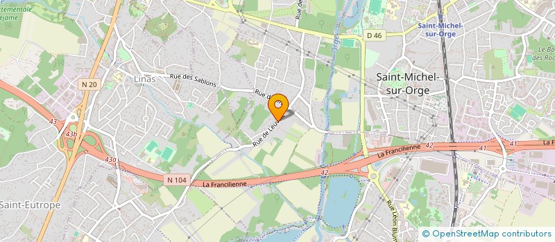 localisation de l'entreprise MADAME AUDREY MERCIER à LONGPONT-SUR-ORGE