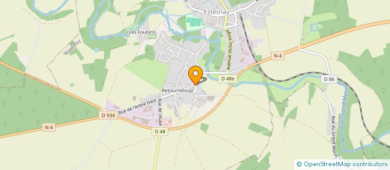 localisation de l'entreprise MADAME AUDREY MERCIER  ESTERNAY