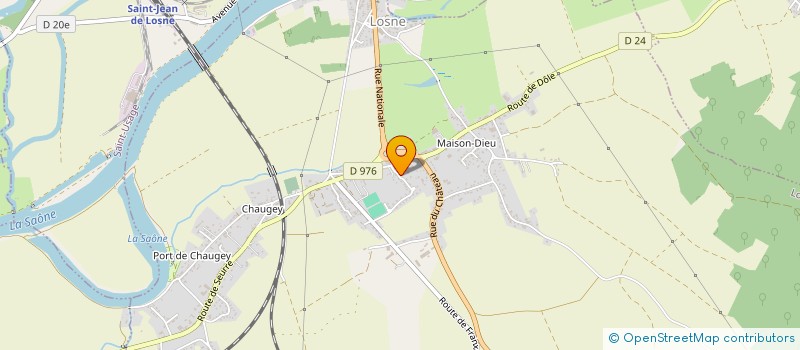 localisation de l'entreprise MADAME AUDREY MEREY  ECHENON