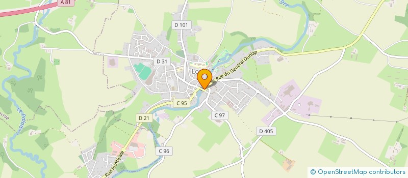 localisation de l'entreprise MADAME AUDREY MERLAND  LOUE